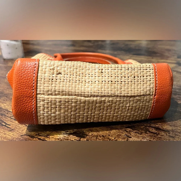 J. MCLAUGHLIN | ladies small, grasscloth purse - Picture 4 of 16